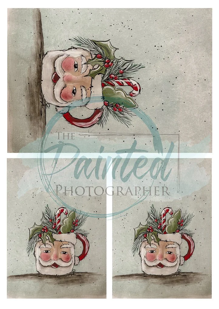 Grandma's Santa Mug Multiple - Connie's Rice Paper Retailers