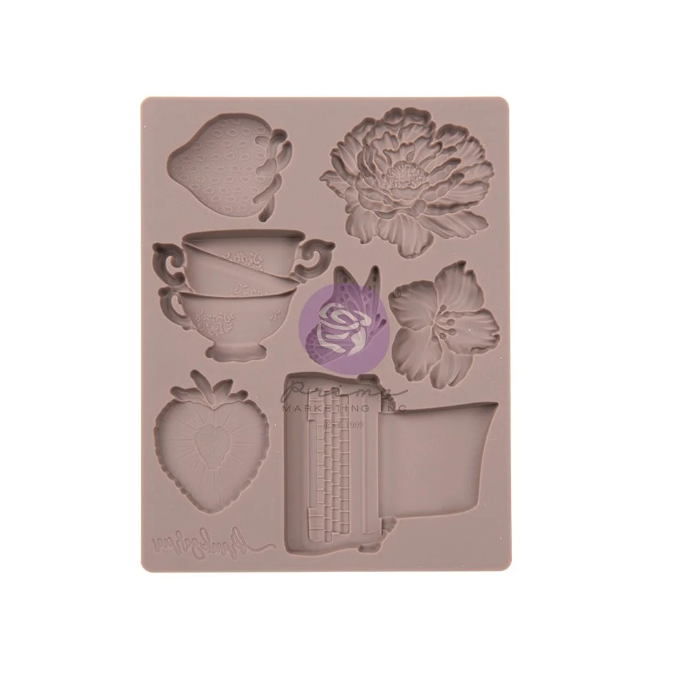 Strawberry Milkshake Collection Silicone Mould - 3.5" x 4.5" x 8mm