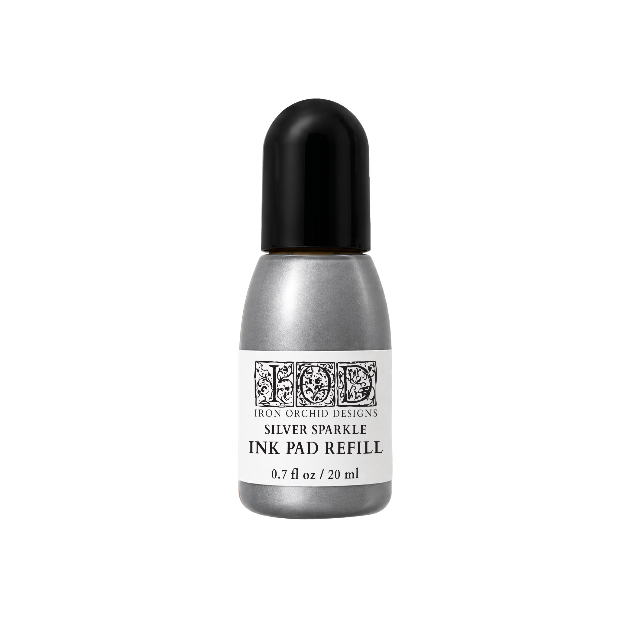 Silver Sparkle IOD Decor Ink Pad Refill
