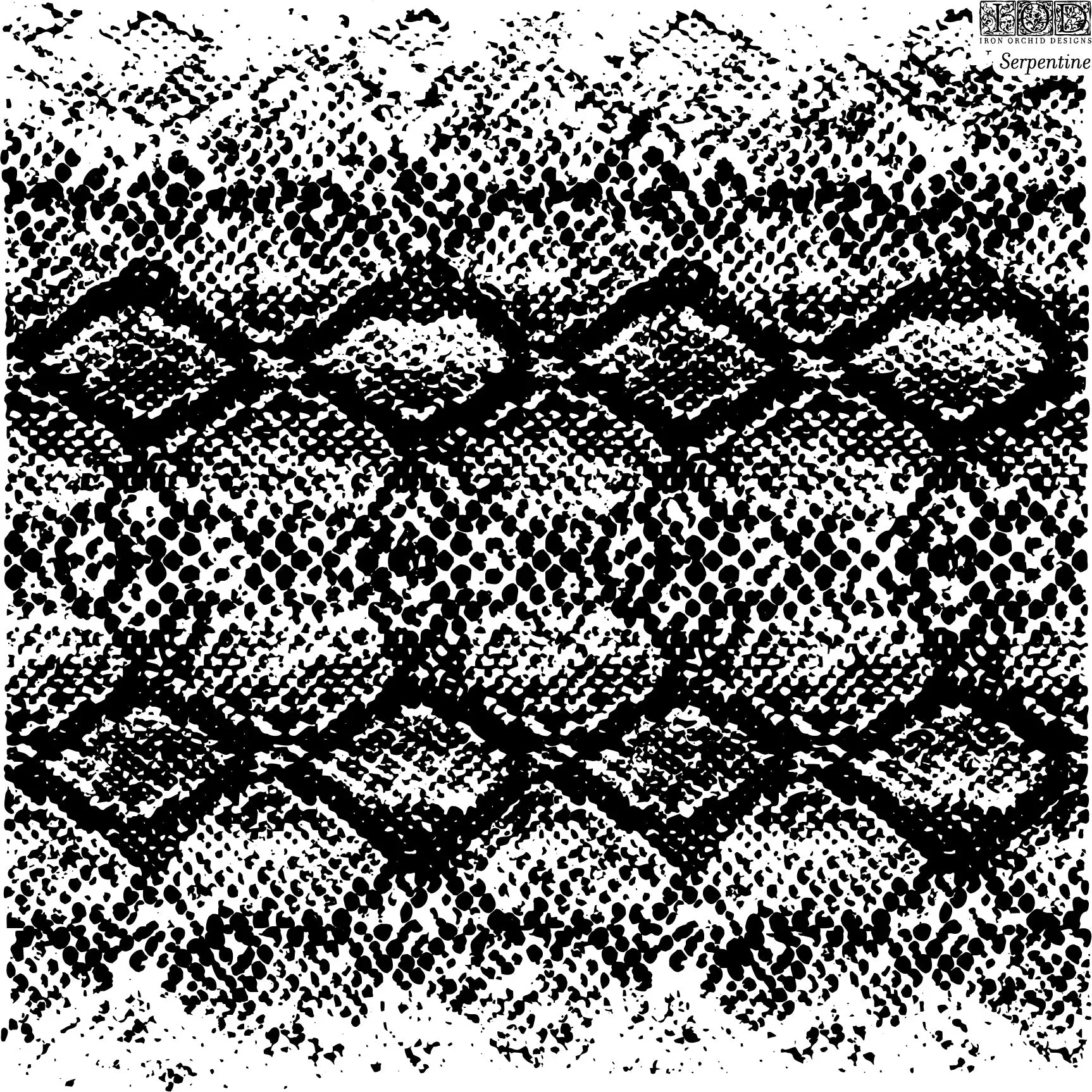 Serpentine 12x12 IOD Stamp ***Retired***