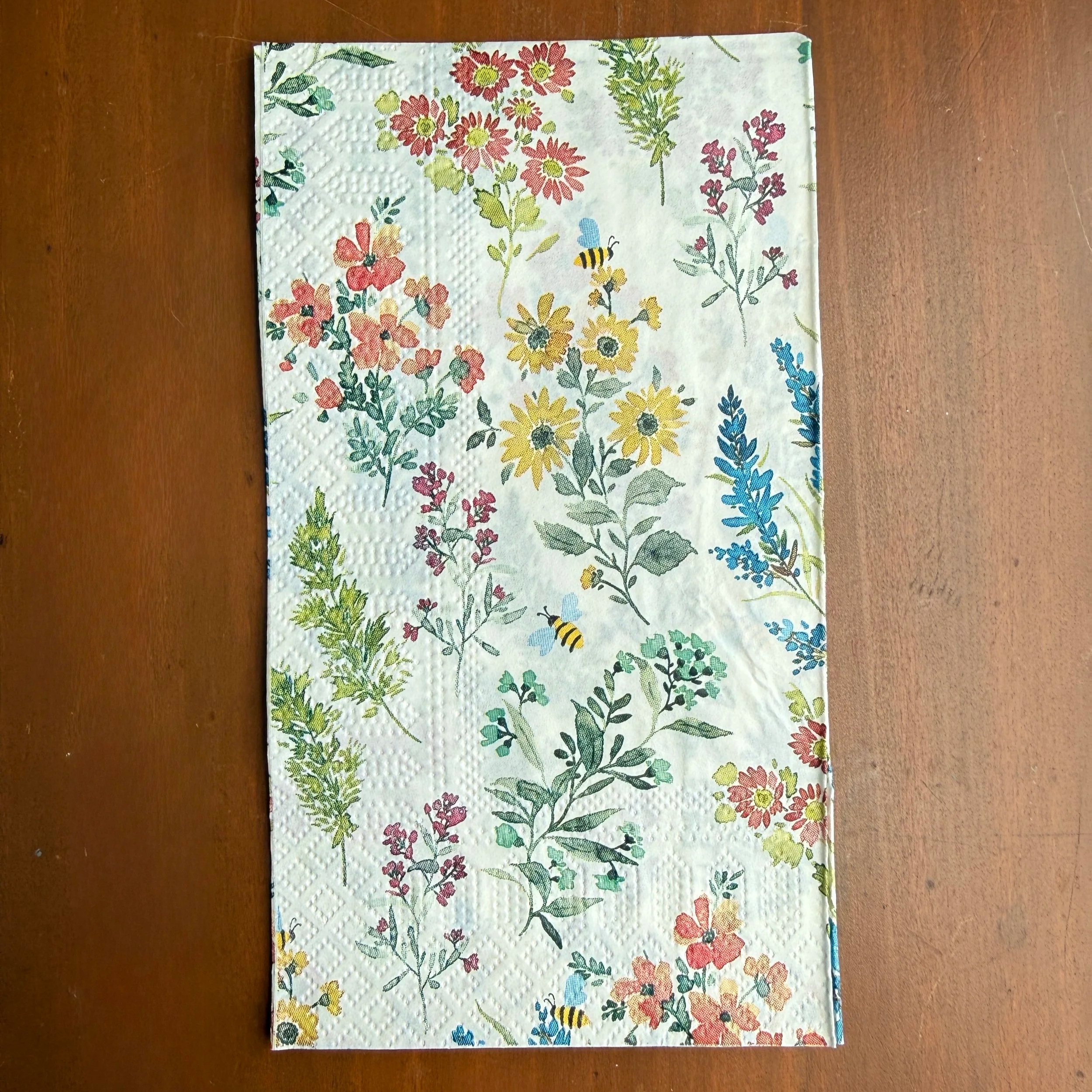 Summer Flowers Dinner Napkin