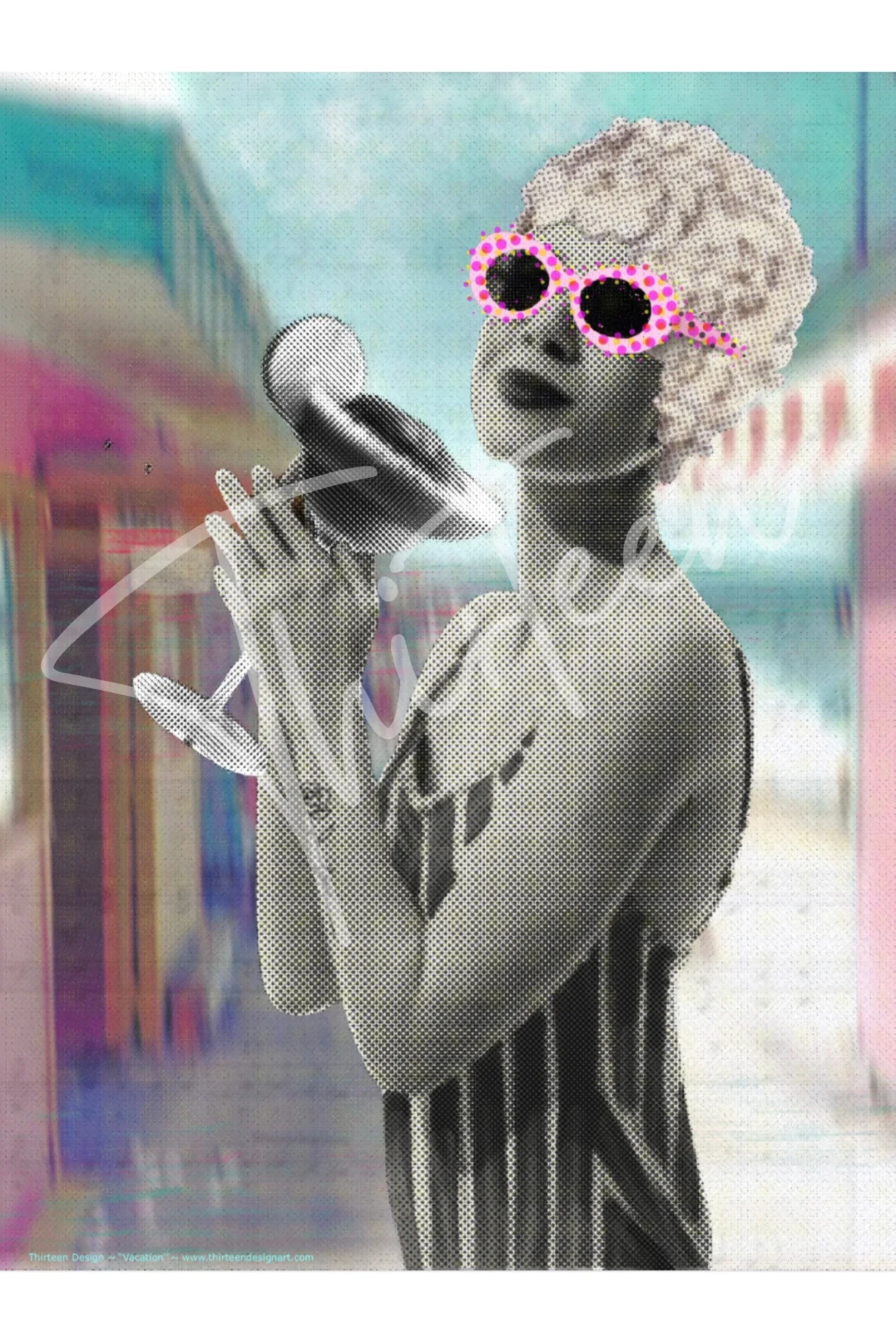 "Vacation" Decoupage Paper