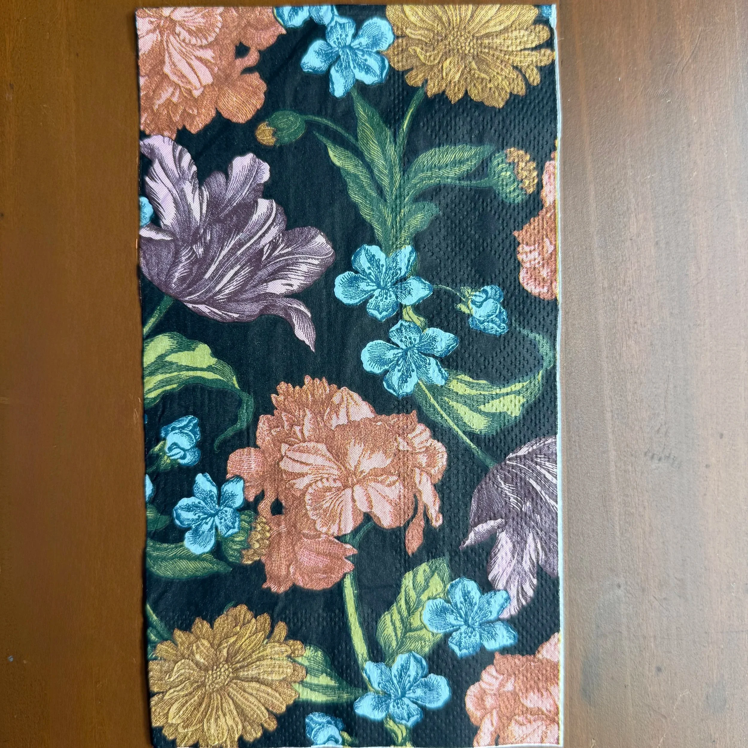 Fall Floral Dinner Napkin