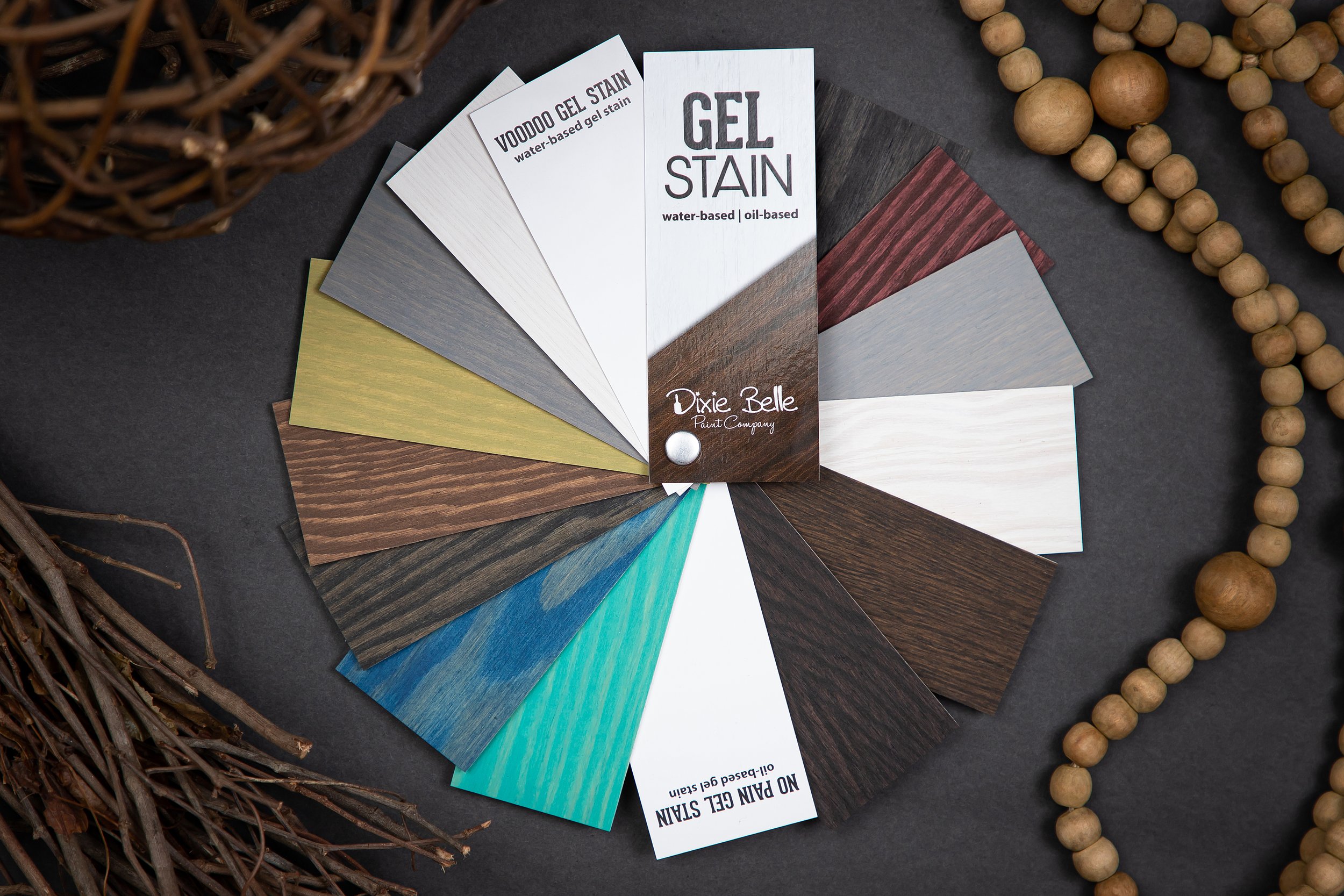 Gel Stain Fan Deck
