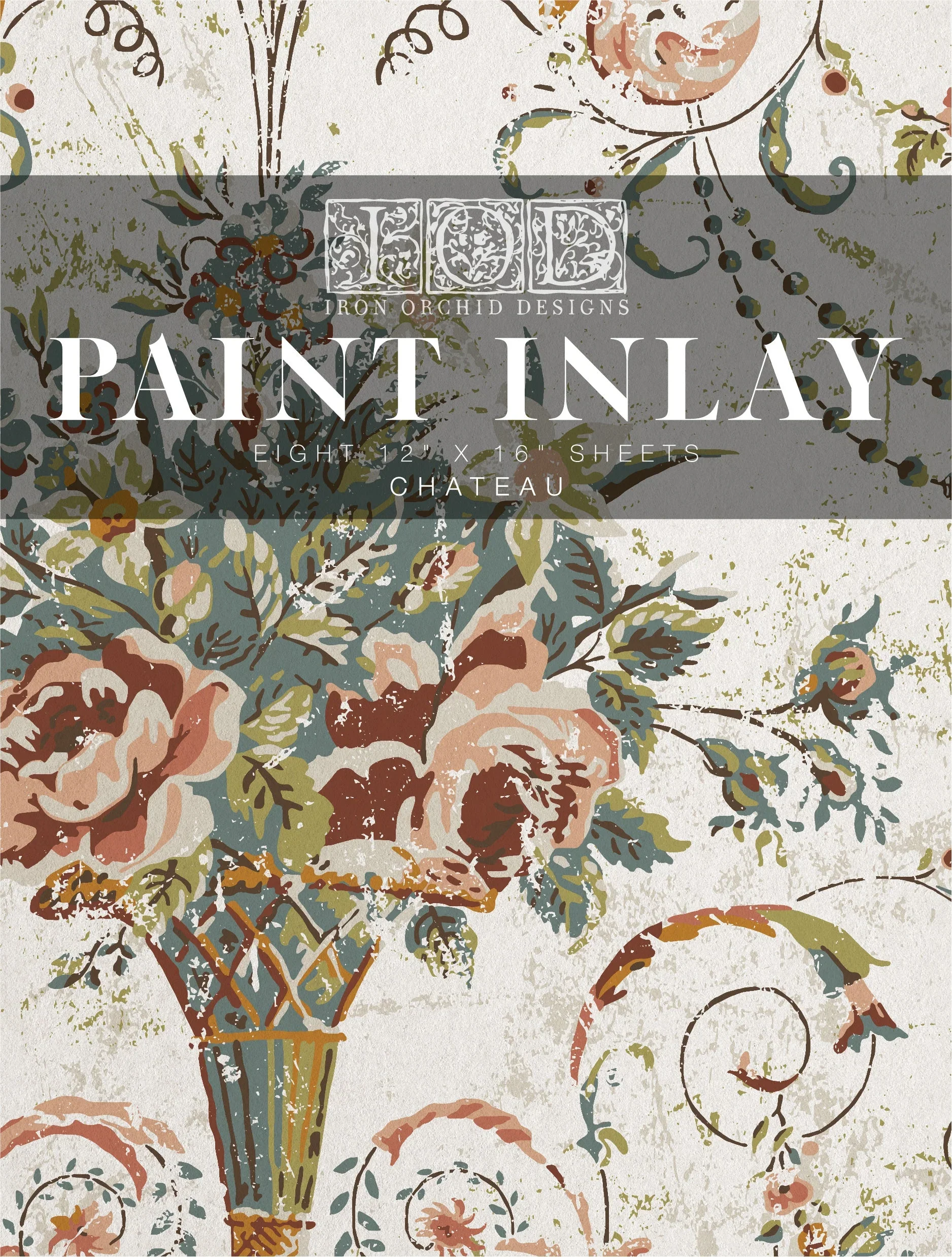 Chateau IOD Paint Inlay 12x16 Pad ***Retired***