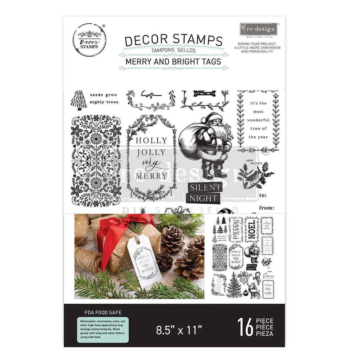 Decor Clear Stamp - Merry and Bright Tags b.jpg