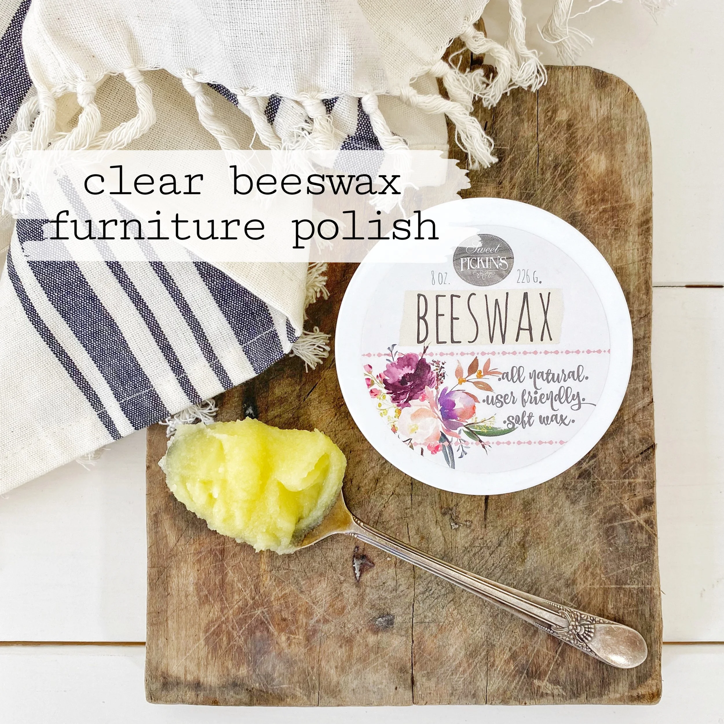beeswax furniture polish – clear