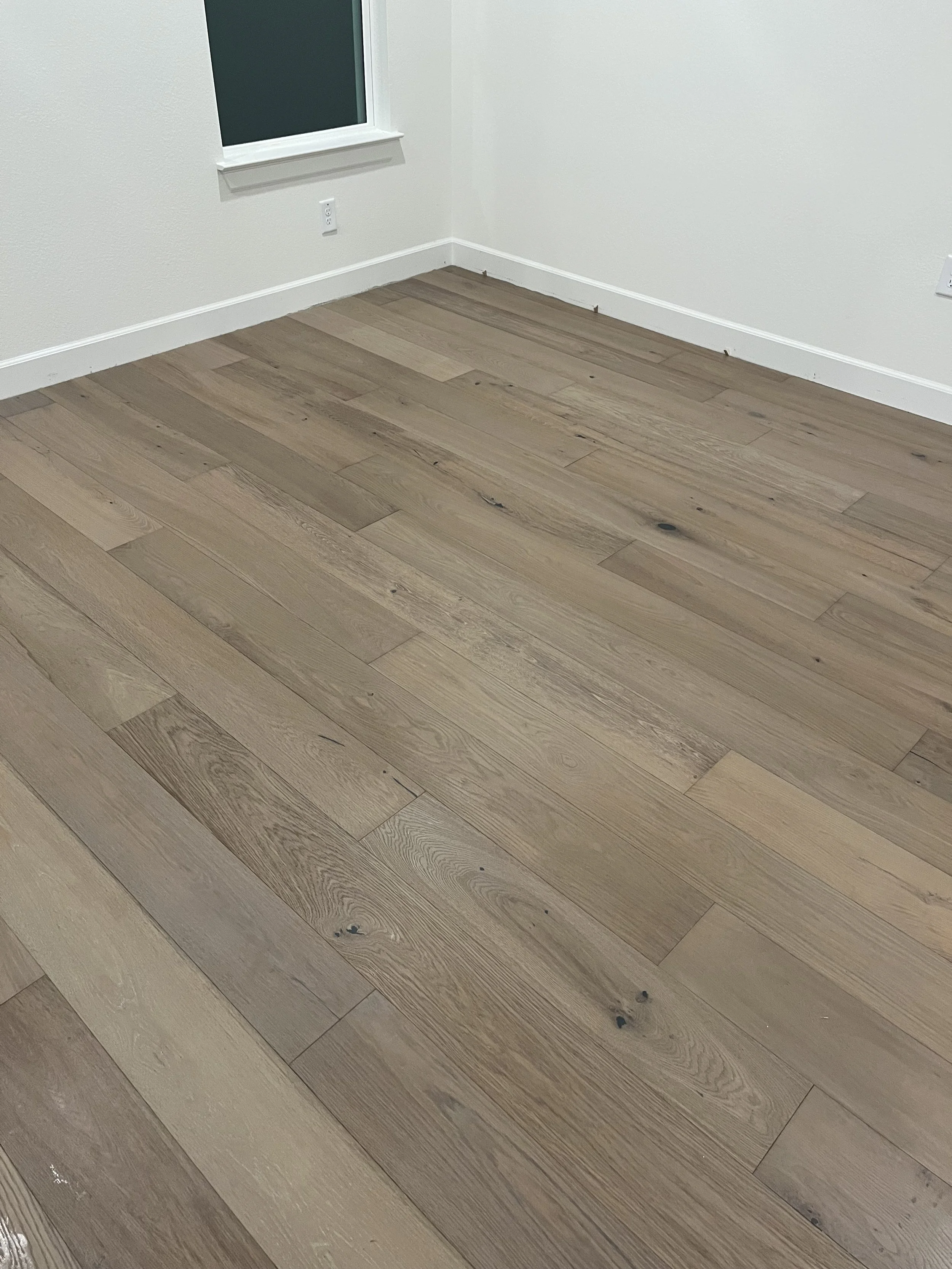 Flooring is installed 