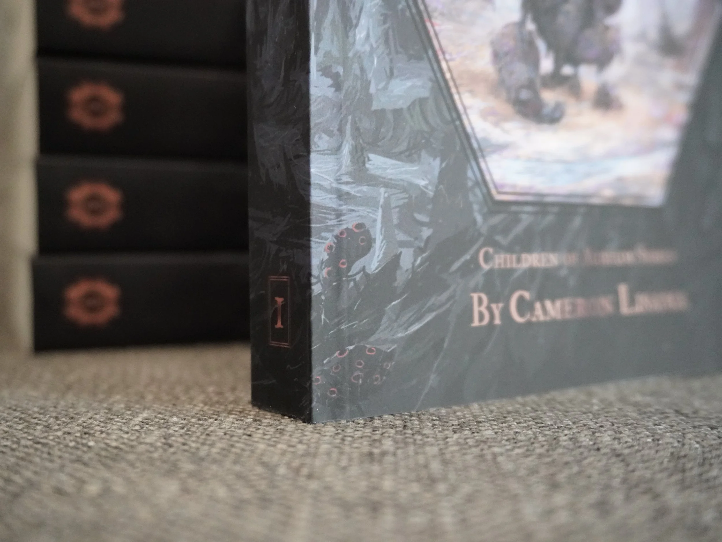 This is a product photo for the science fantasy action novel series, Sons of Scrapyard part 1, by Cameron Lisama.