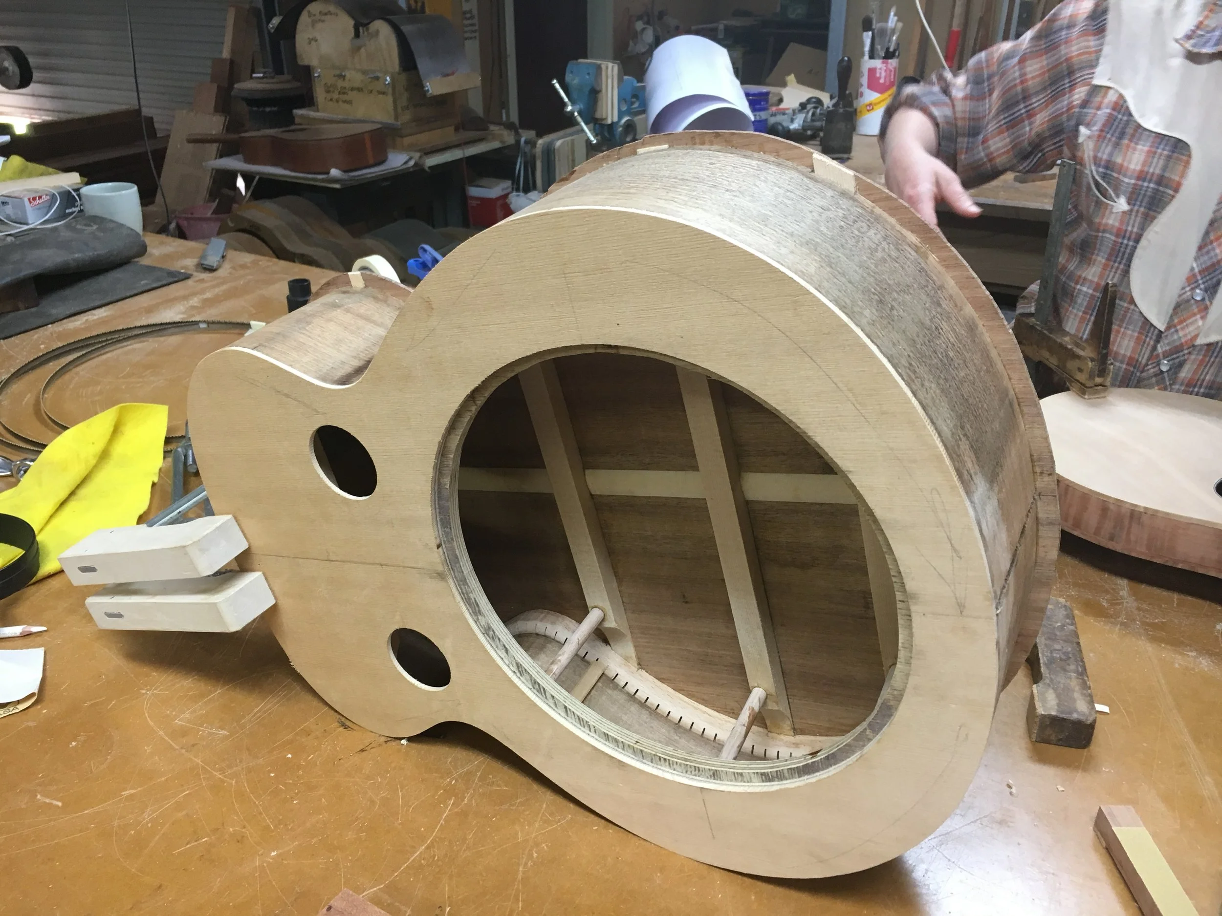 Reso body with the back attached