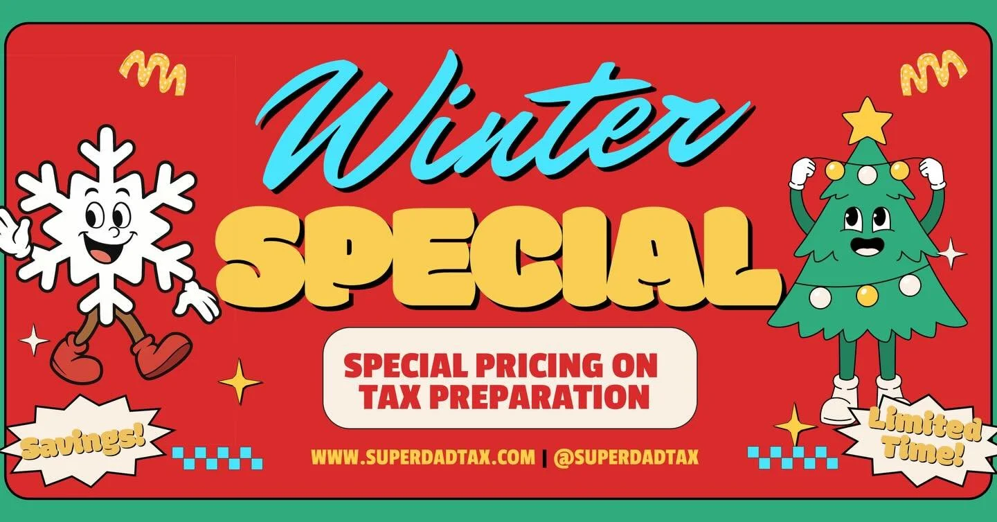 💲SAVE UP TO $700 WITH OUR ❄️WINTER SPECIAL PRICING! Let us take care of tax season for you at a discounted price with our tax and bookkeeping services. For a limited time only❗️
🪖Veteran owned and 🧑&zwj;🧑&zwj;🧒&zwj;🧒family-operated business tha