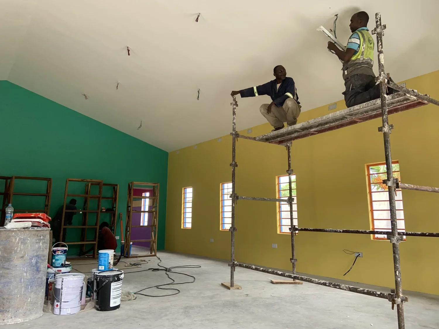 Turning on the lights