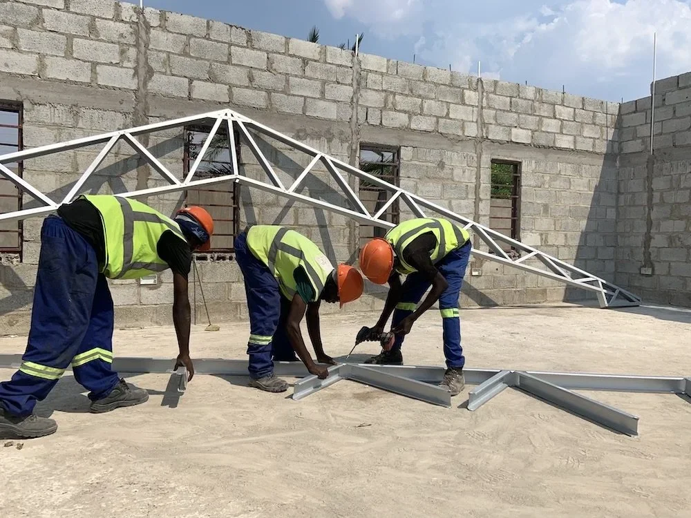 The roofing crew