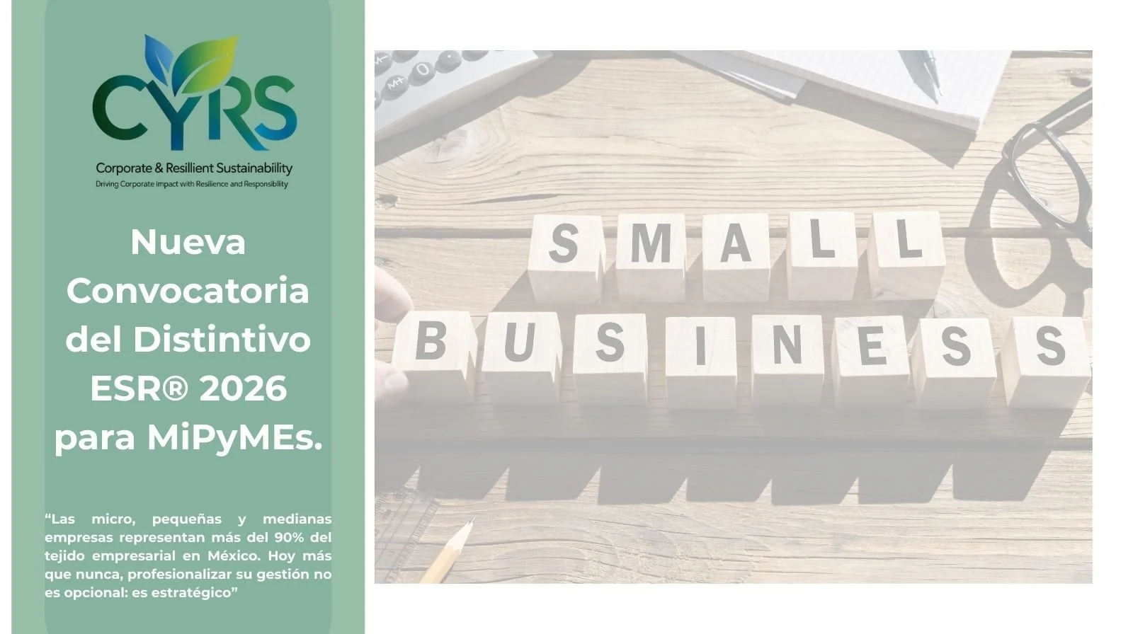 🏆 Nueva Convocatoria del Distintivo ESR® 2026 para MiPyMEs