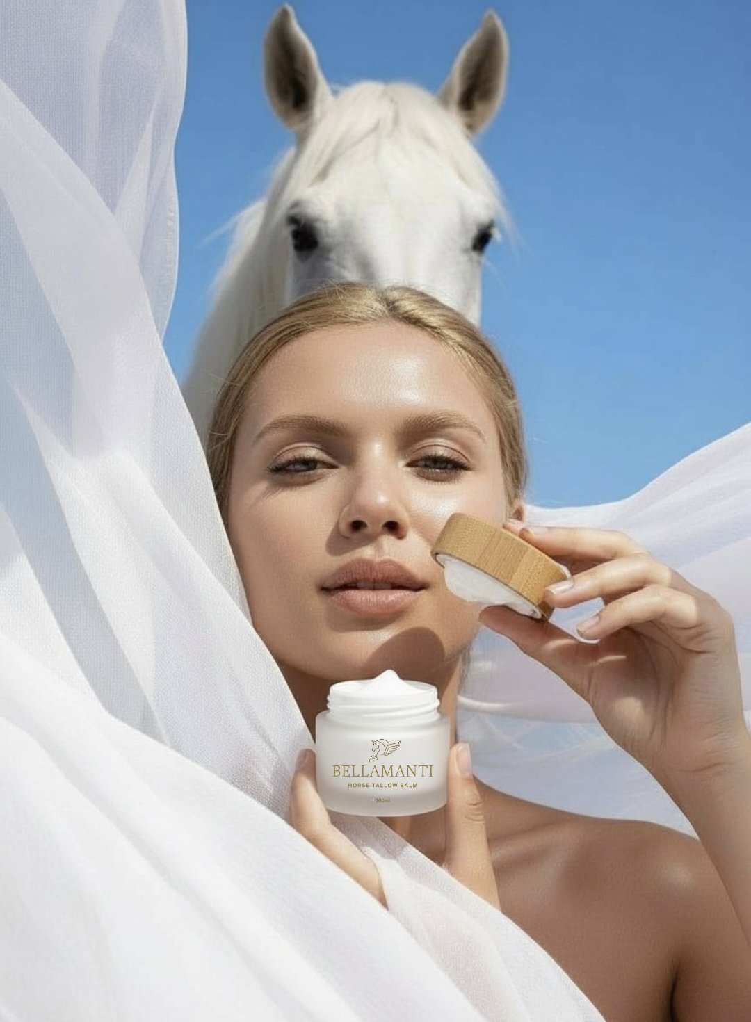 Scenic landscape of a large turquoise lake surrounded by rolling green hills and rugged mountains under a cloudy sky.