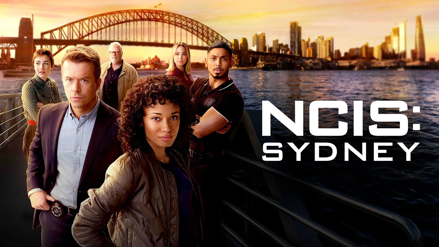 Key art photography for NCIS: Sydney, the Australian spin-off of the international NCIS television franchise. Promotional campaign imagery for the Paramount+ crime procedural, Seasons 1 and 2.