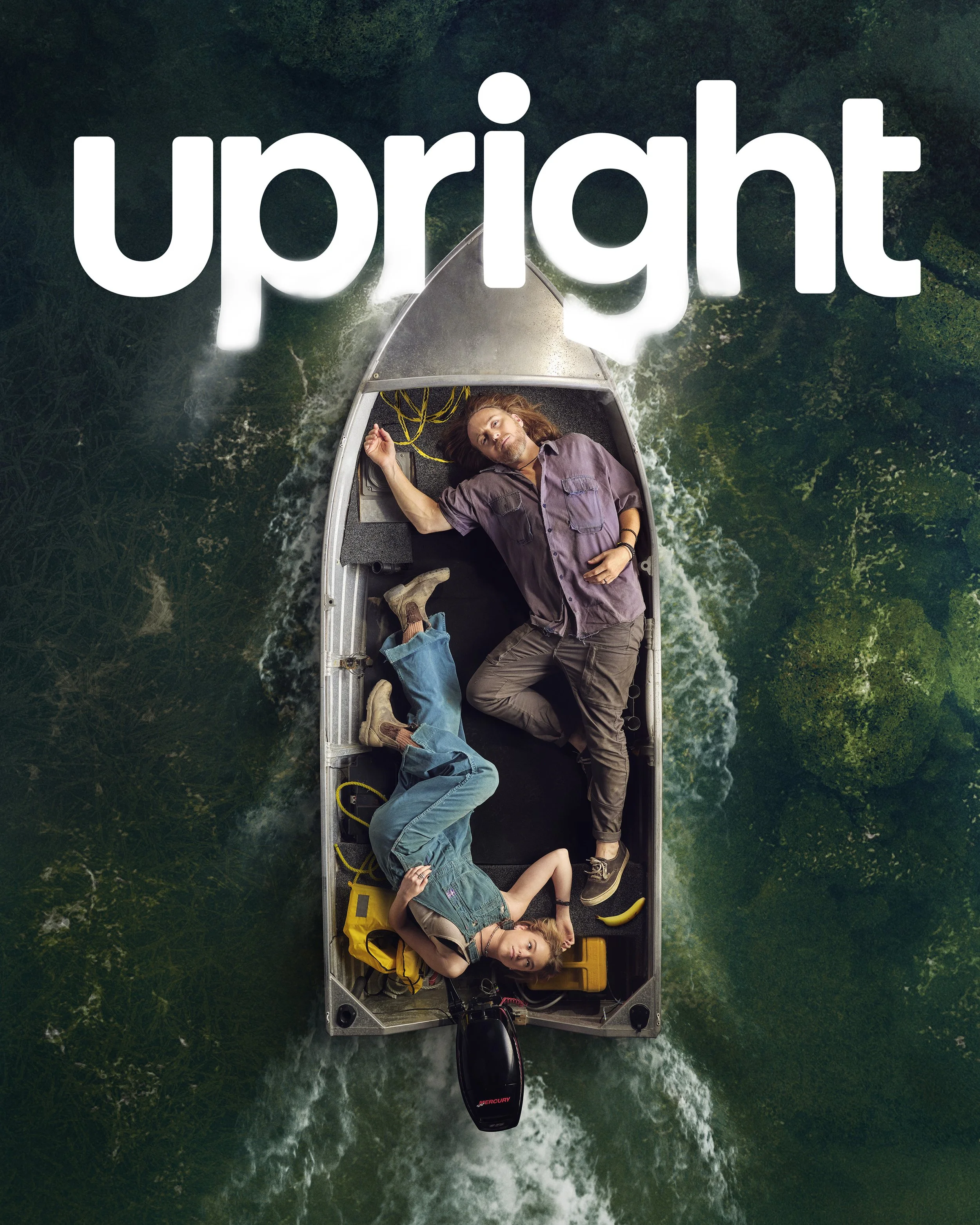 Key art photography for Upright, a Binge Australian comedy-drama starring Tim Minchin and Milly Alcock. Promotional campaign imagery created for the Foxtel and Lingo Pictures production.