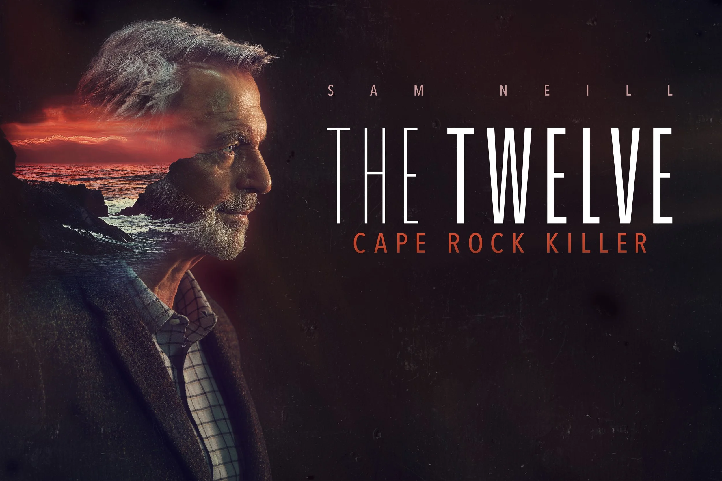 Key art photography for The Twelve, a Binge and Foxtel Australian crime drama series starring Sam Neill. Cinematic campaign imagery created for Warner Bros. International Television Production Australia.