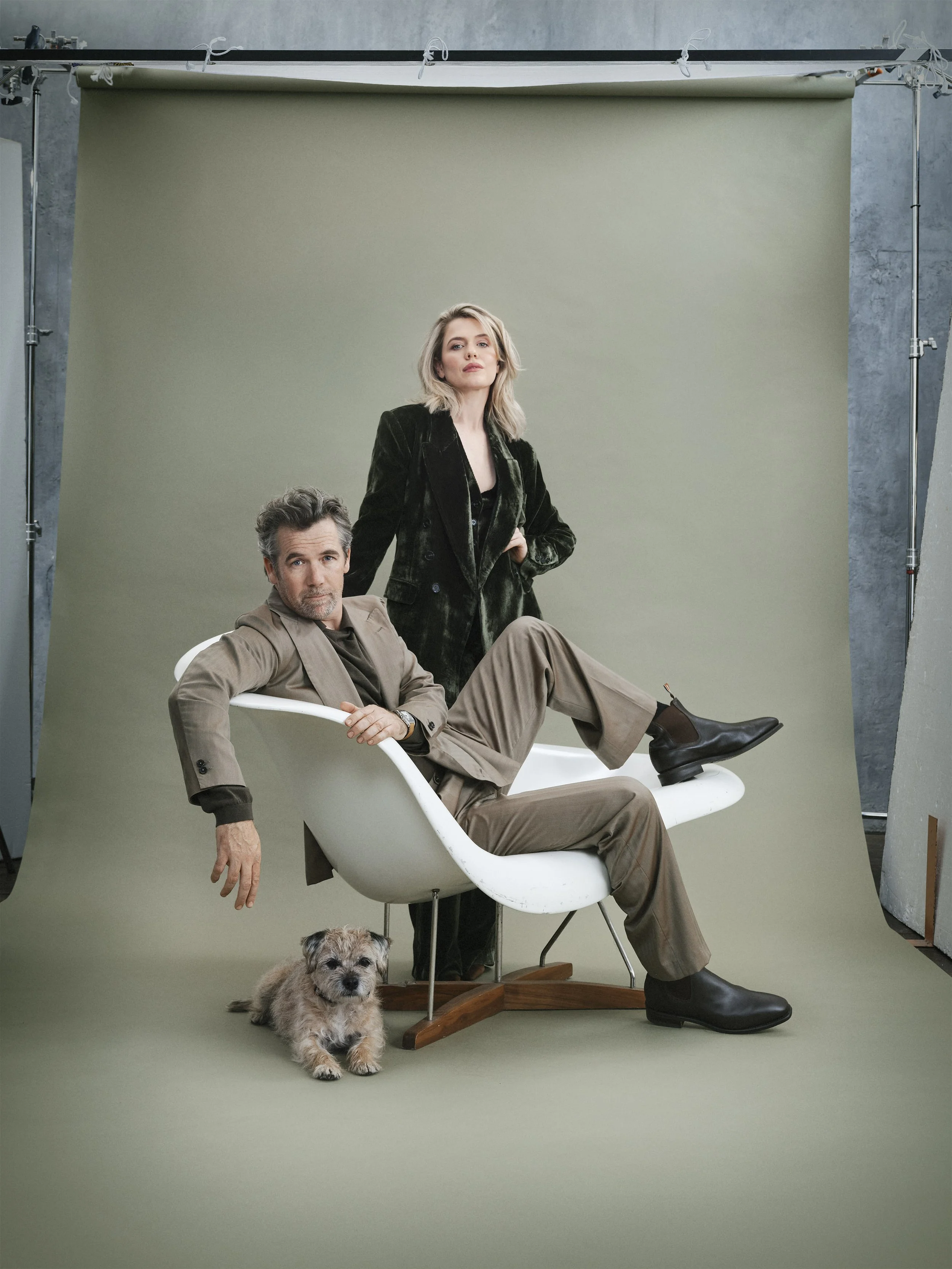 Patrick Brammall & Harriet Dyer