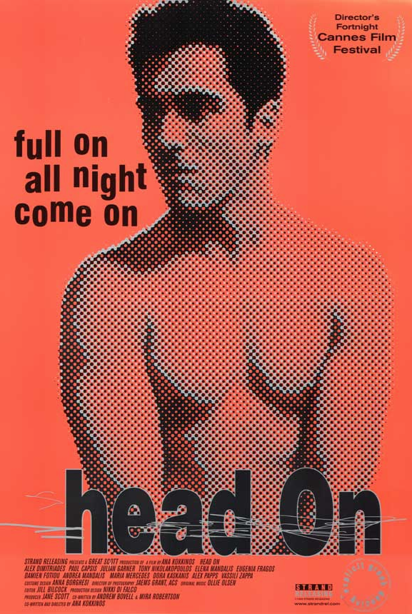 Key art photography for Head On, the Australian feature film directed by Ana Kokkinos and starring Alex Dimitriades. Campaign poster imagery for the internationally acclaimed drama.