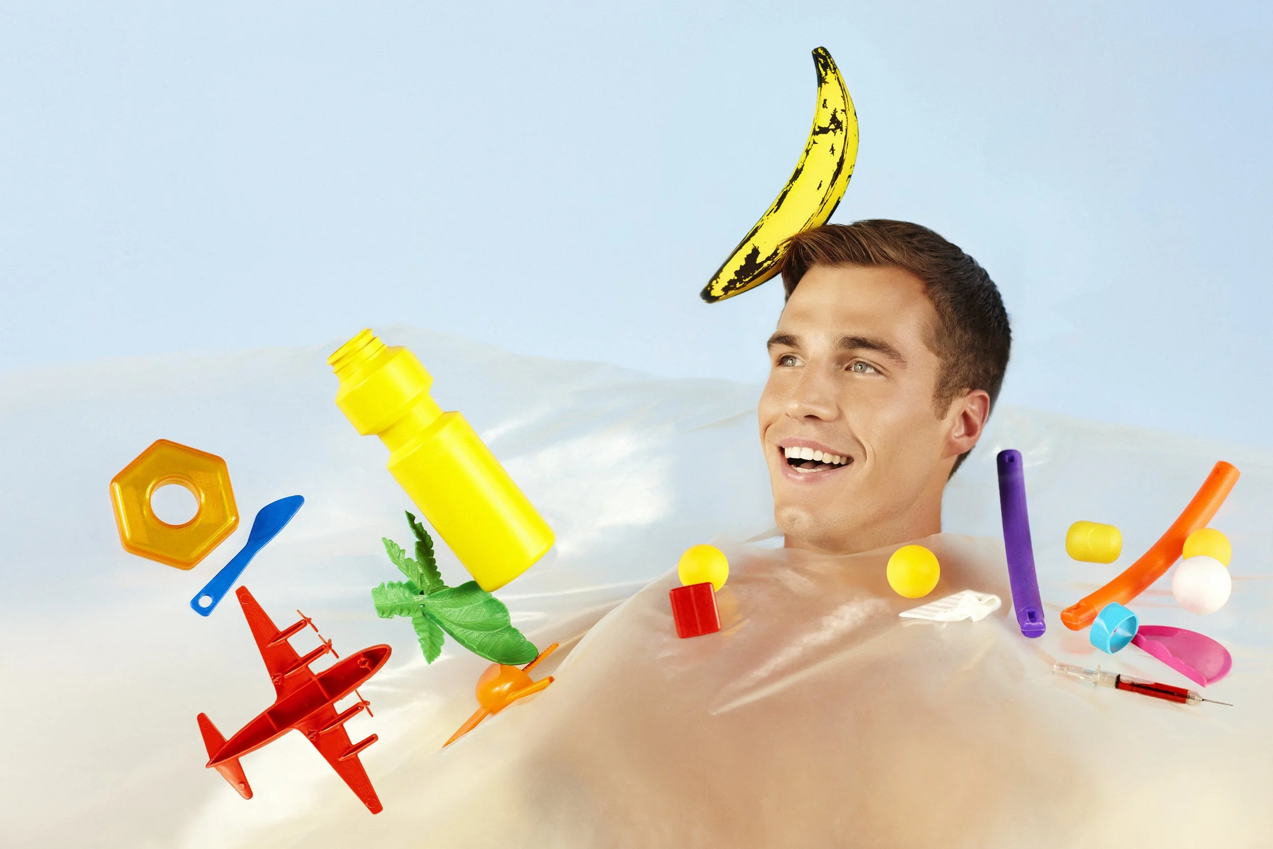 Collaboration with milliner Philip Treacy, exploring performance, tension and balance through his iconic sculptural headpieces.