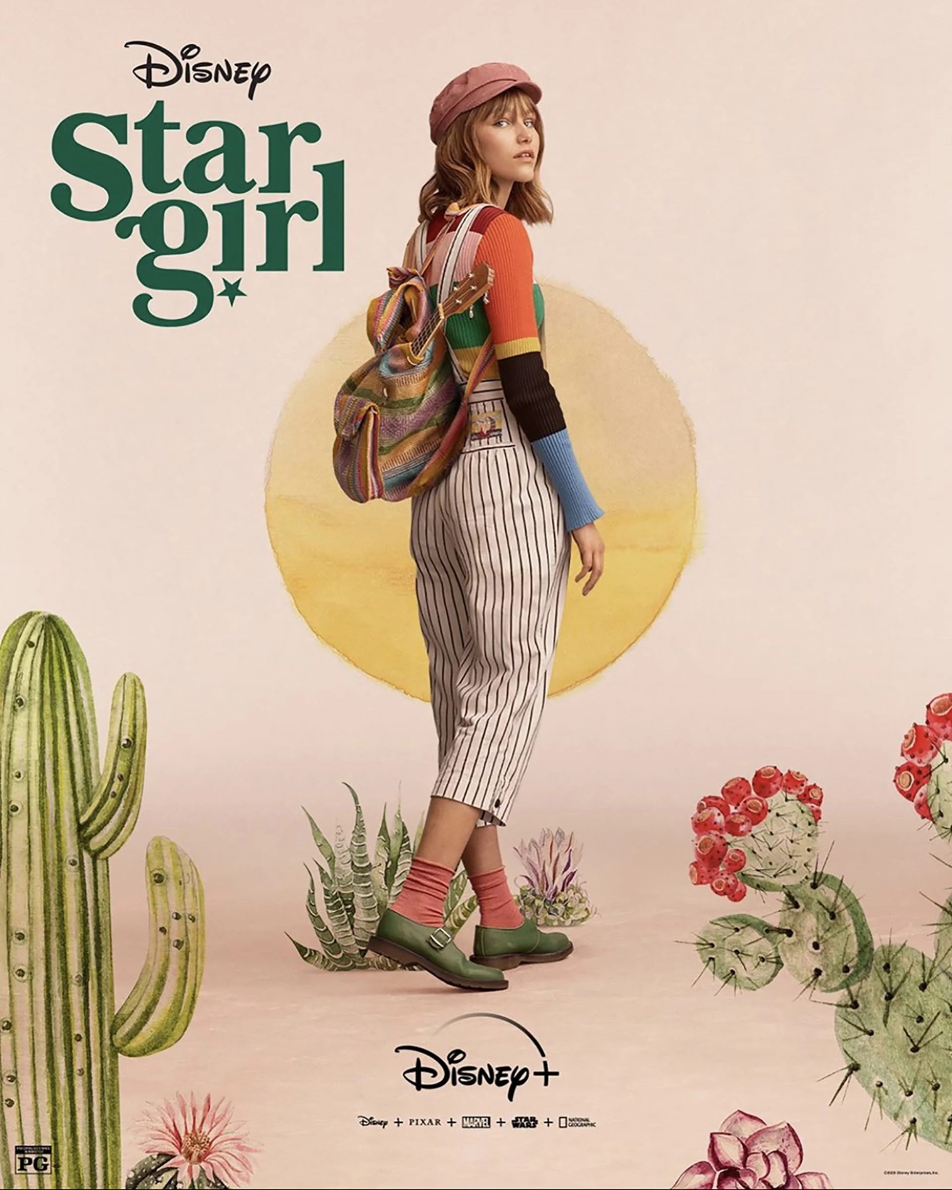 Key art photography for Stargirl, the Disney coming-of-age film starring Grace VanderWaal. Campaign imagery capturing teenage identity, high school romance and the exuberance of first love.