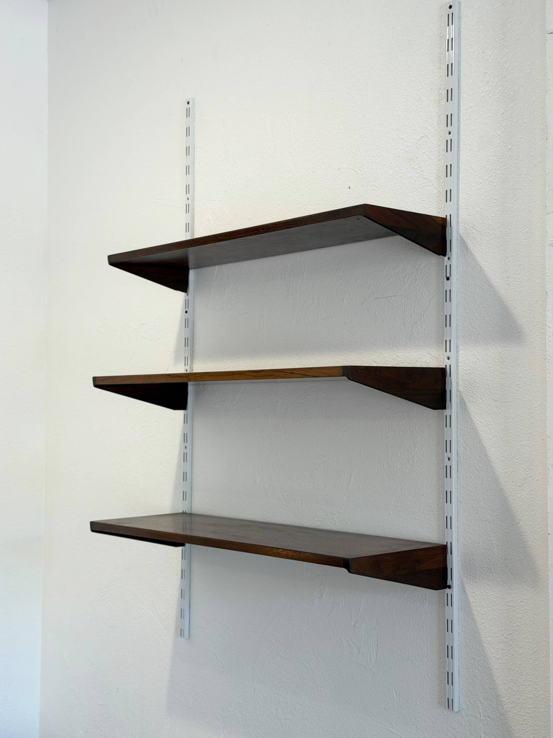 Kai Kristiansen Mid Century Danish Rosewood Wall Unit Scandinavian Shelving System