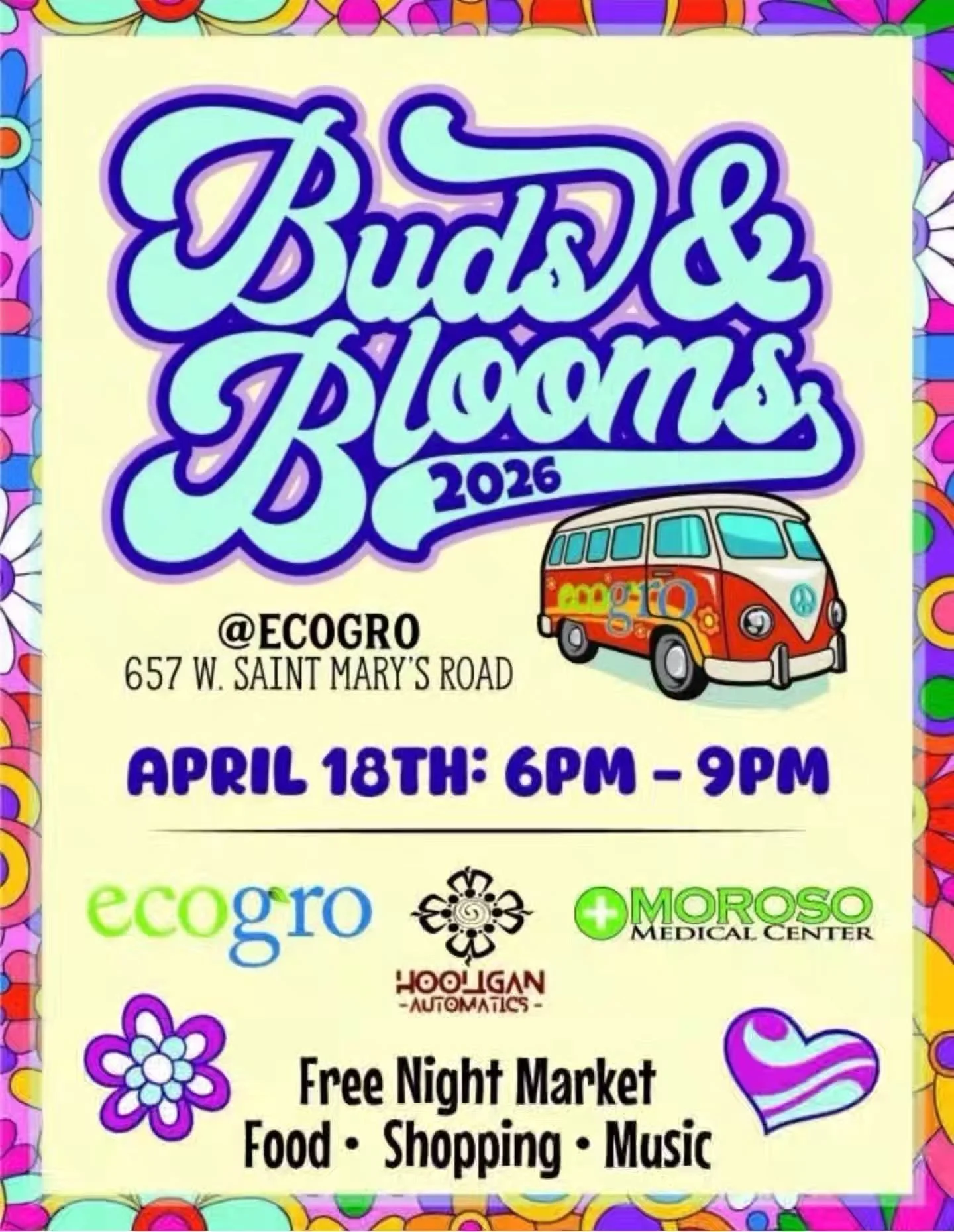 Buds &amp; Blooms tonight at EcoGro 🌸🌿

Stop by our table for a Free sample and the Special Promo we're running tonight!

📍 657 W. Saint Mary&rsquo;s Rd
⏰ 6&ndash;9PM

#ARCfarms #EcoGro #BudsandBlooms #SupportLocalAZ #TucsonEvents