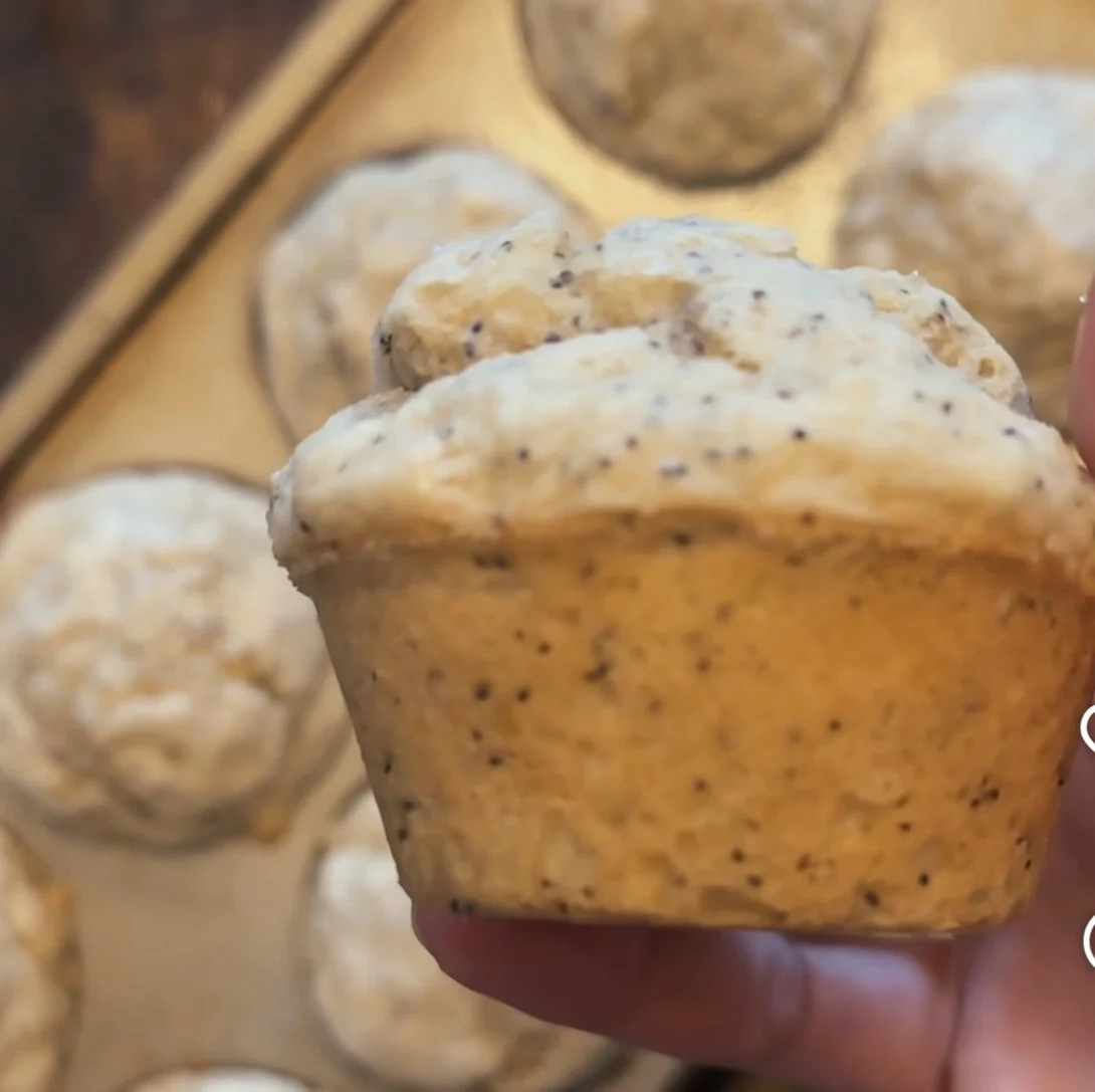 Gluten-Free Lemon Poppyseed Muffins