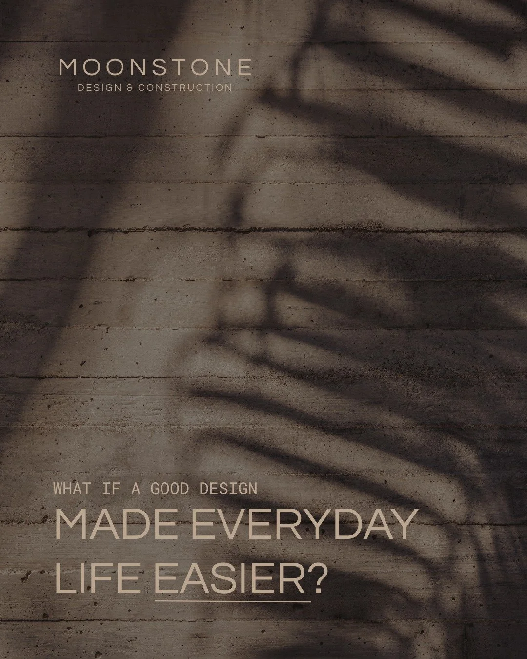What if good design made everyday life easier?

A thoughtful home is not only about how it looks. It is about how it works for you: how you cook, store, move, gather, arrive home, and live day to day.

The right home should support your life, not ask