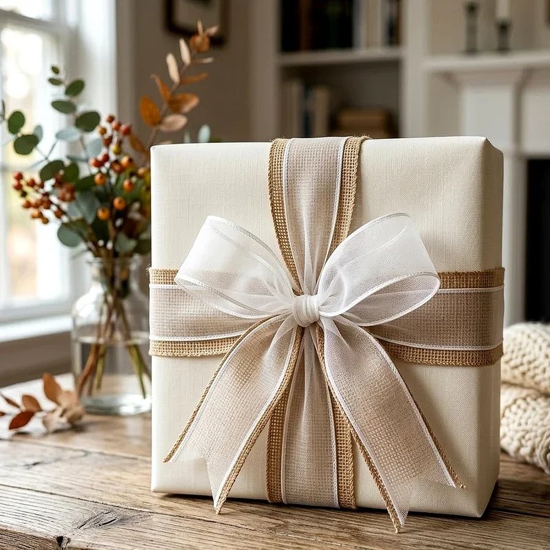 Gift Wrap Ribbon Ideas