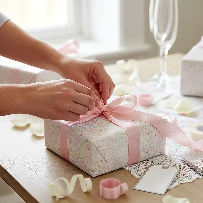 How to Wrap a Bridal Shower Gift