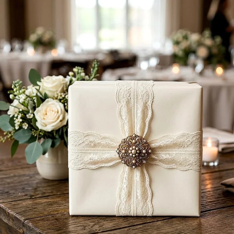 Elegant Wedding Gift Wrapping Ideas