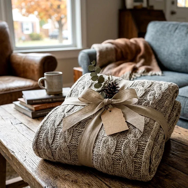 How to Fold a Blanket for a Gift