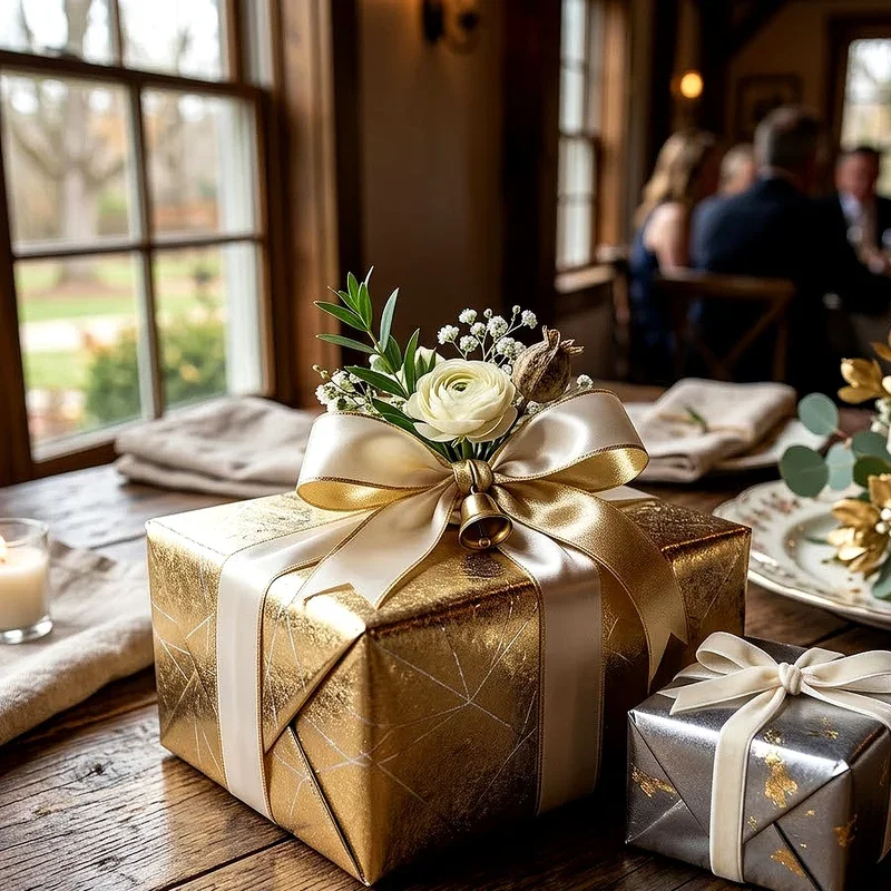 Elegant Wedding Gift Wrapping Ideas