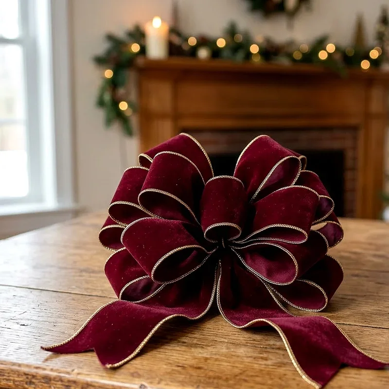 How to Make a Gift Bow With Wired Ribbon Step by Step