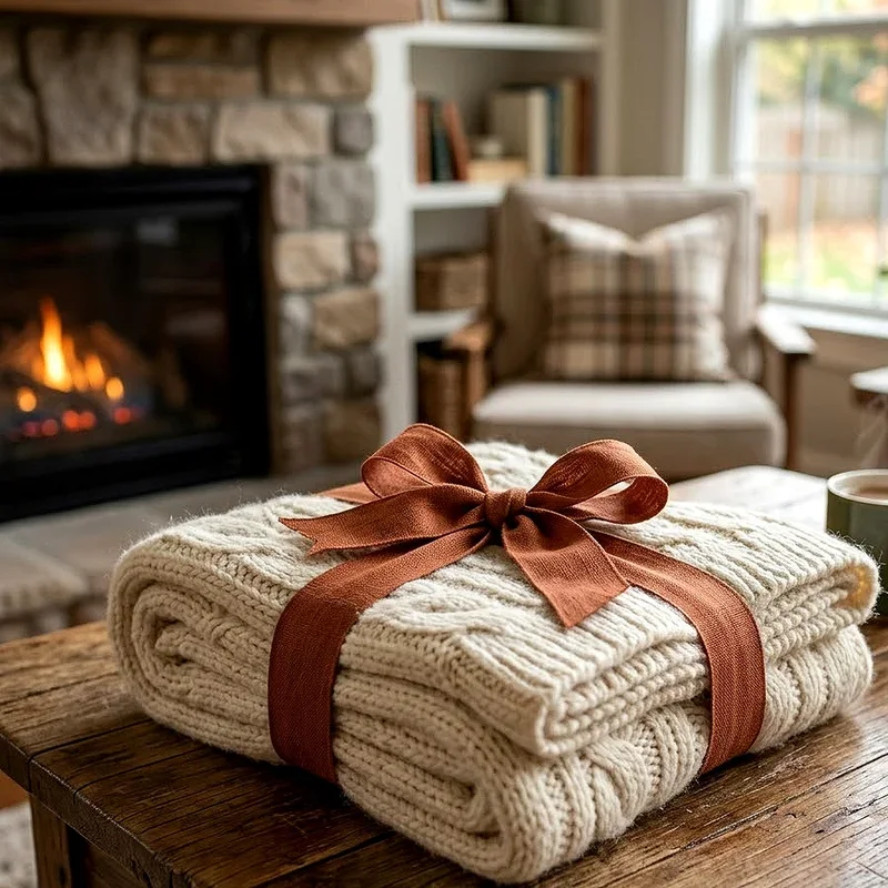 How to Fold a Blanket for a Gift
