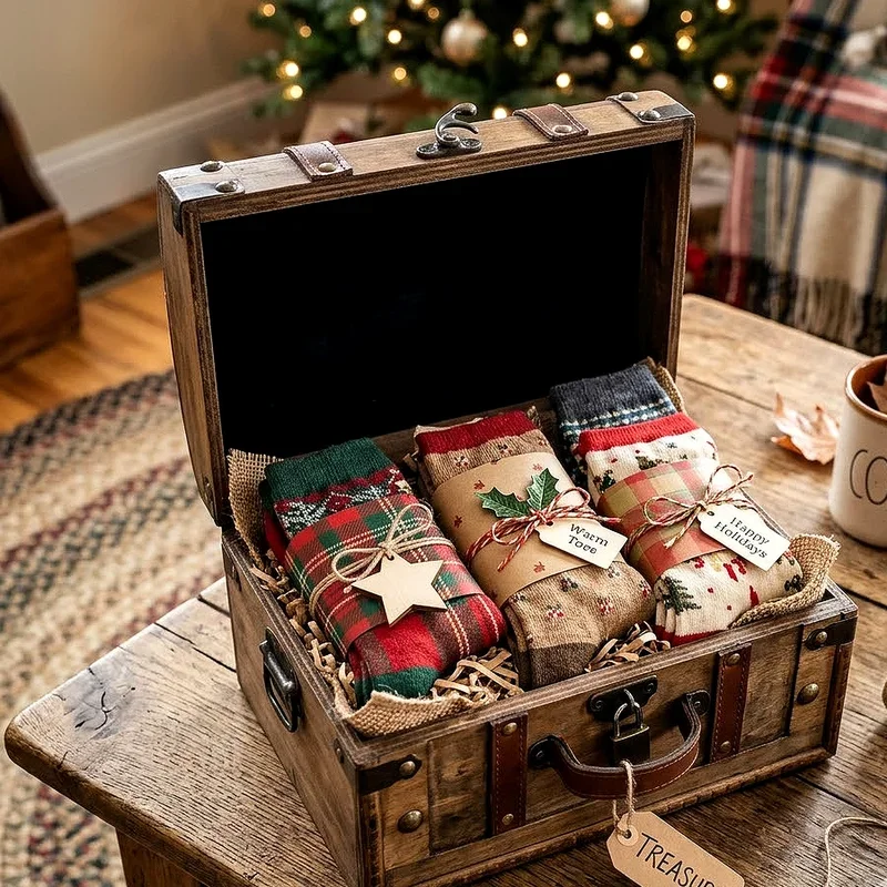 Socks Gift Wrapping Ideas