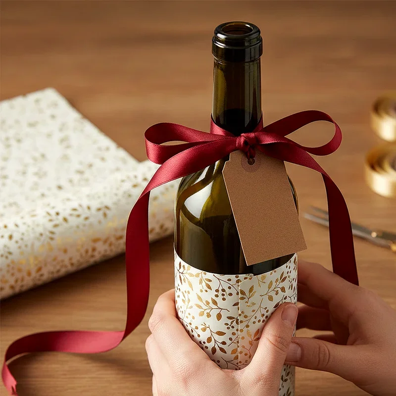 How to Gift Wrap a Bottle