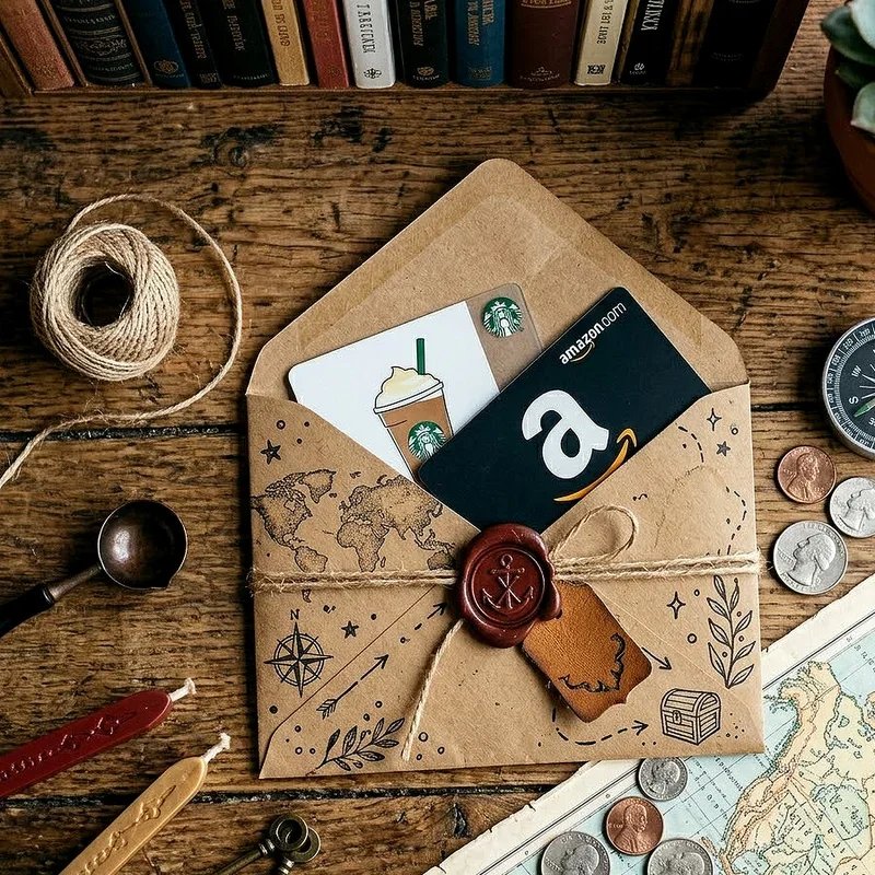 Ideas to Wrap Gift Cards