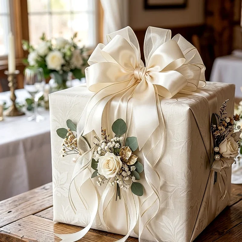 Elegant Wedding Gift Wrapping Ideas