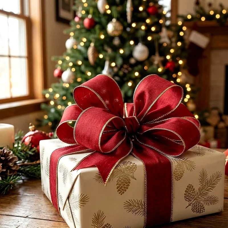 How to Make a Gift Bow With Wired Ribbon