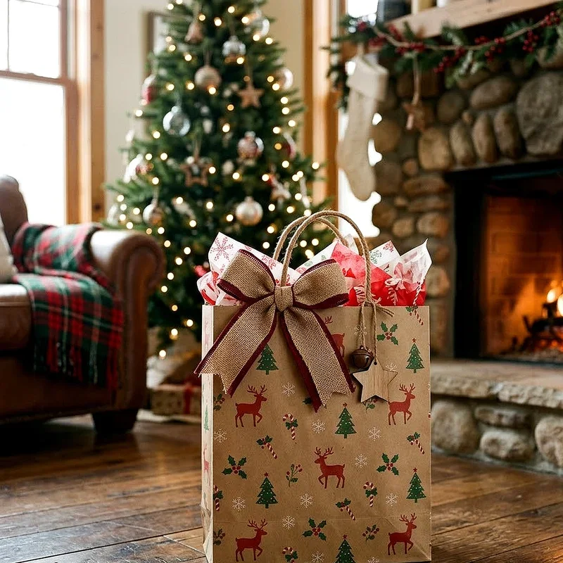 15 Christmas Gift Bag Ideas for Adults That Look Festive