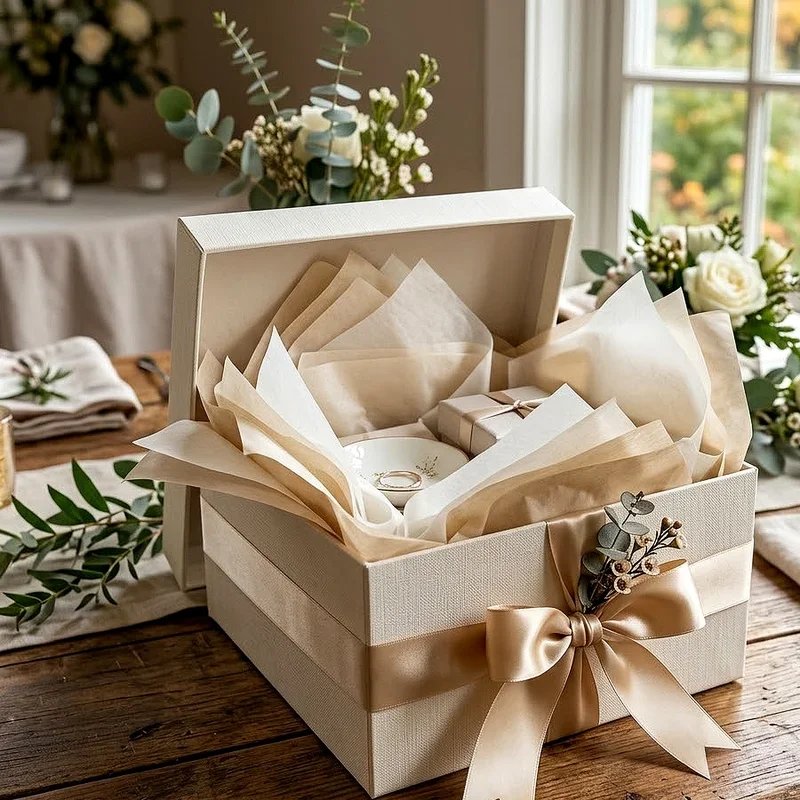 Elegant Wedding Gift Wrapping Ideas