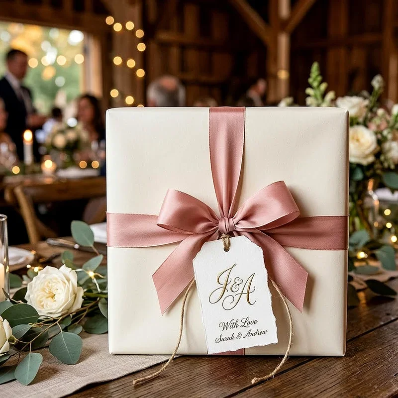 Elegant Wedding Gift Wrapping Ideas
