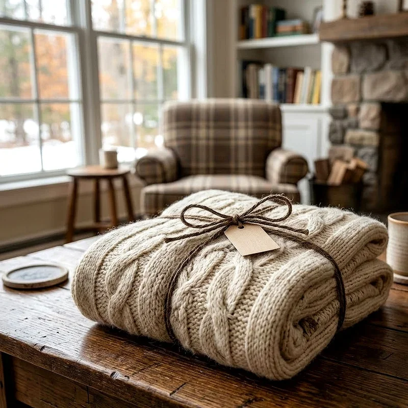 How to Fold a Blanket for a Gift