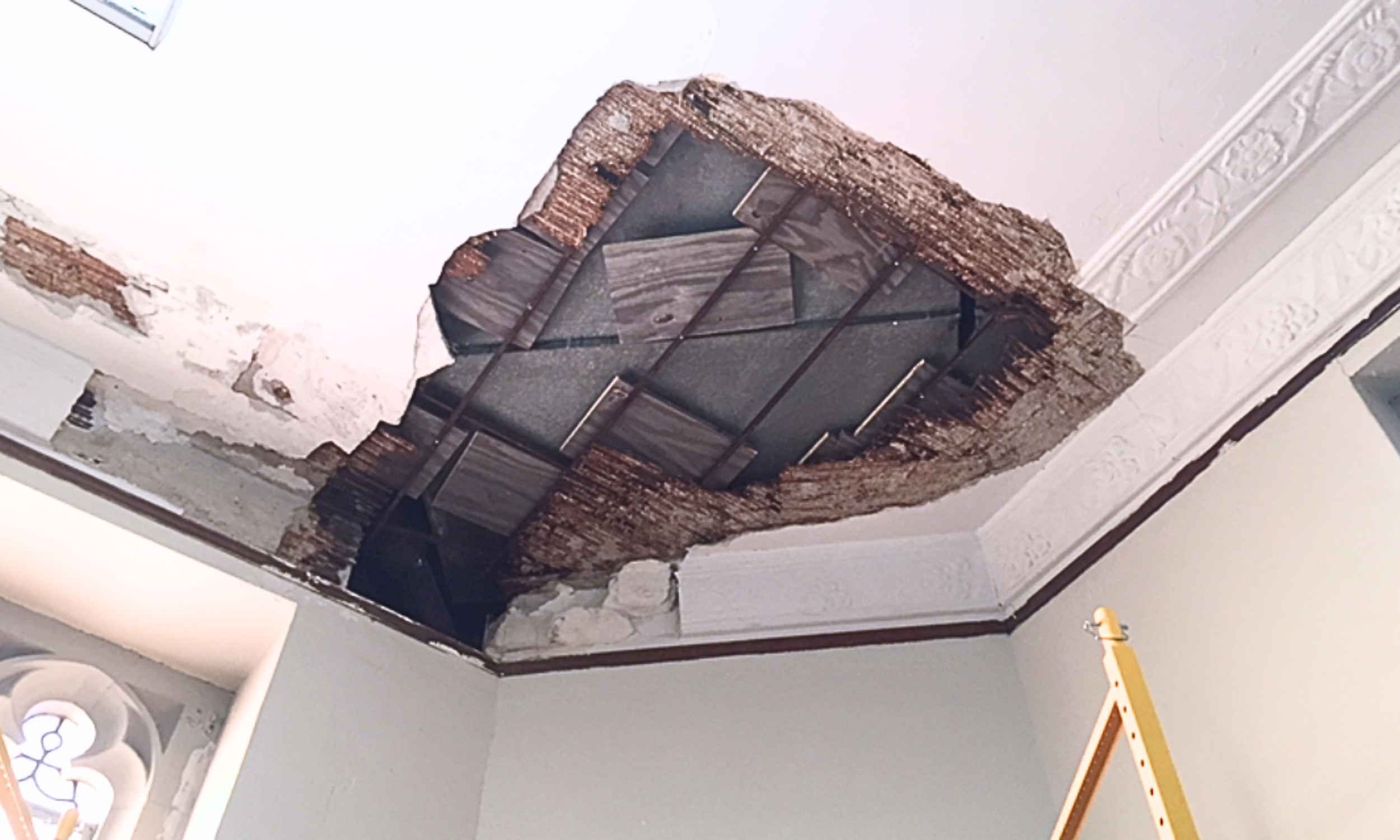 Water Damaged Ceiling Repair