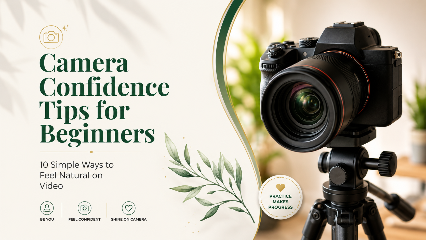 Camera Confidence Tips for Beginners: 10 Simple Ways to Feel Natural on Video