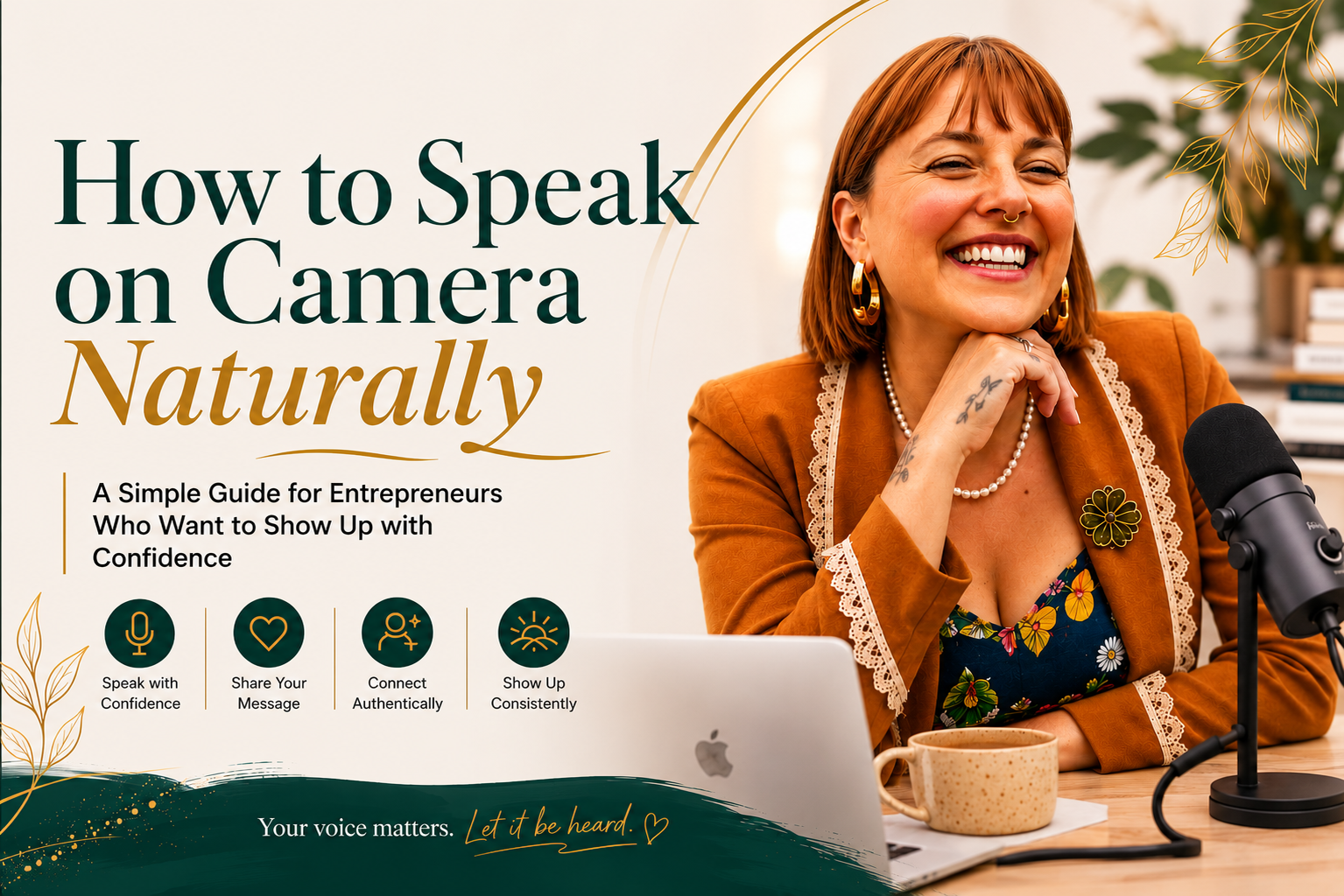 How to Speak on Camera Naturally: A Simple Guide for Entrepreneurs Who Want to Show Up with Confidence