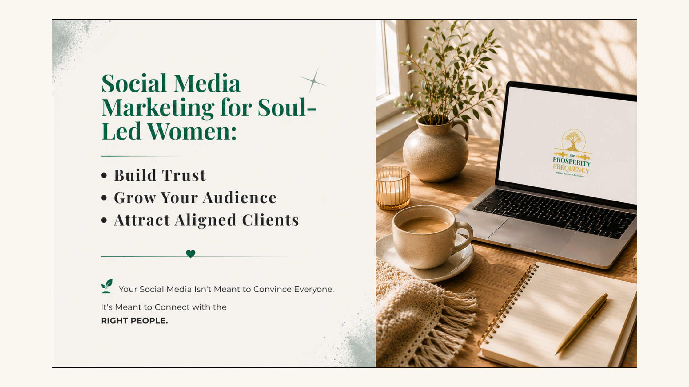 Social Media Marketing for Soul-Led Women: How to Build Trust, Grow Your Audience, and Attract Aligned Clients